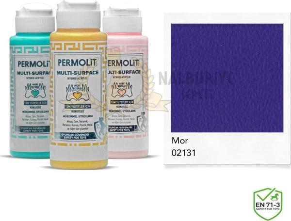 Permolit Multi Surface Akrilik Hobi Boyası MOR 120 ml. - Image 1
