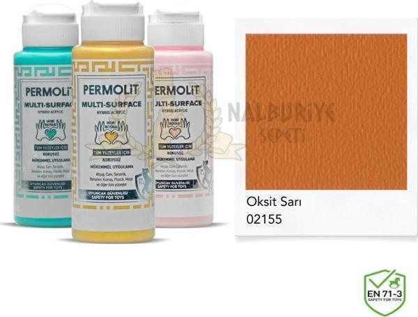 Permolit Multi Surface Akrilik Hobi Boyası OKSİT SARI 120 ml. - Image 1