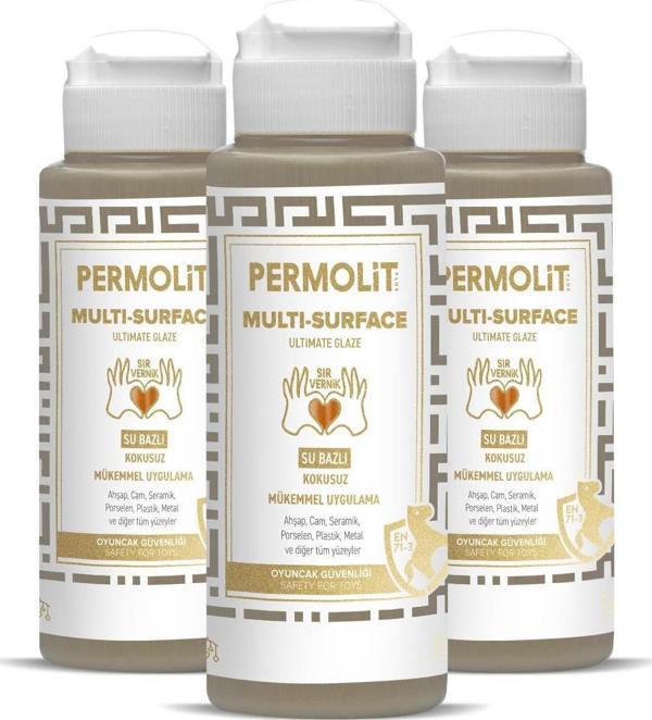 Permolit Multi Surface Akrilik Hobi Boyası SIR VERNİK 120 ml. - Image 1