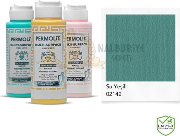 Permolit Multi Surface Akrilik Hobi Boyası SU YEŞİLİ 120 ml. - Image 1