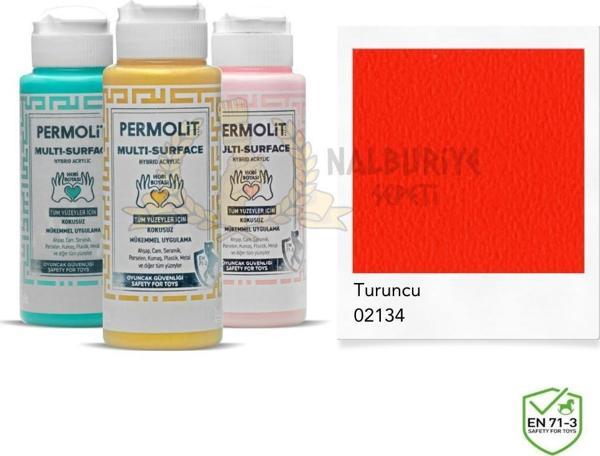 Permolit Multi Surface Akrilik Hobi Boyası TURUNCU 120 ml. - Image 1