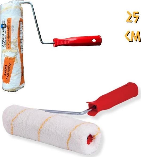 İzmir Fırça Extra Saten İç Cephe Rulosu - 25 cm - Image 1