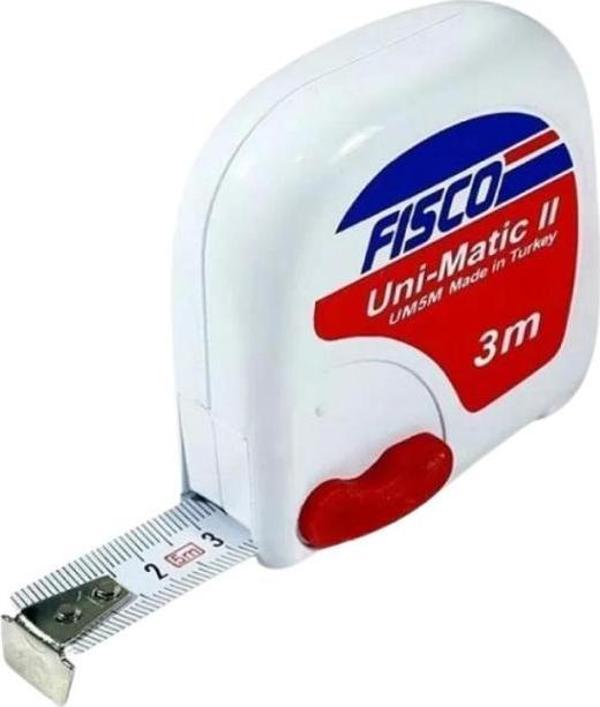 Fisco UM3 Çelik Şerit Metre 3 Metre - Image 1