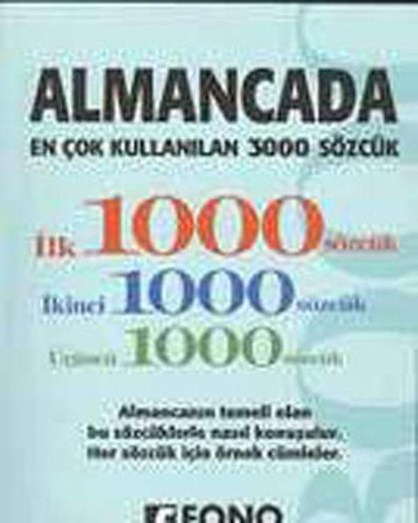 Almancada En Çok Kullanılan 3000 Sözcük - Fono Yayınları - Image 1