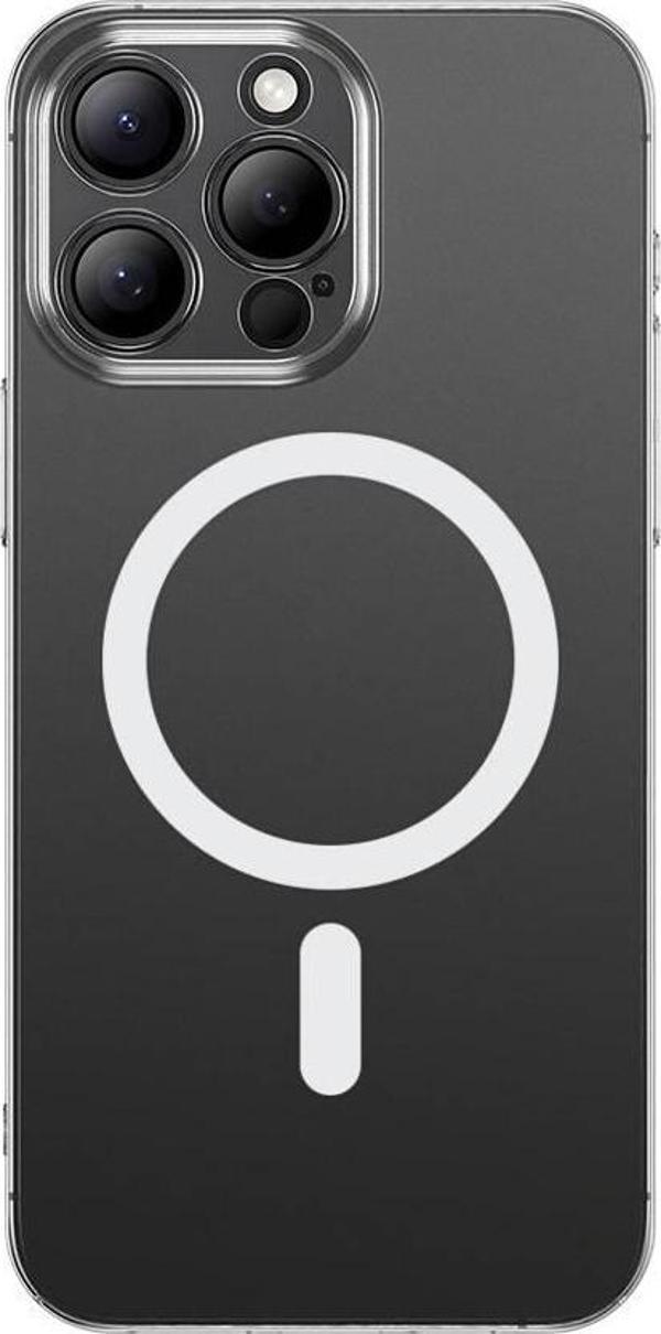 Apple iPhone 15 Pro Max Kılıf Magsafe Şarj Özellikli Toz Önleyici Özellikli Zore Helo Kapak - Image 1