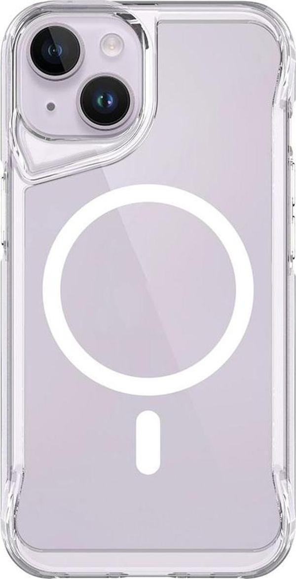 Apple iPhone 15 Plus Kılıf Zore Magsafe Şarj Özellikli T-Max Magsafe Kapak - Image 1