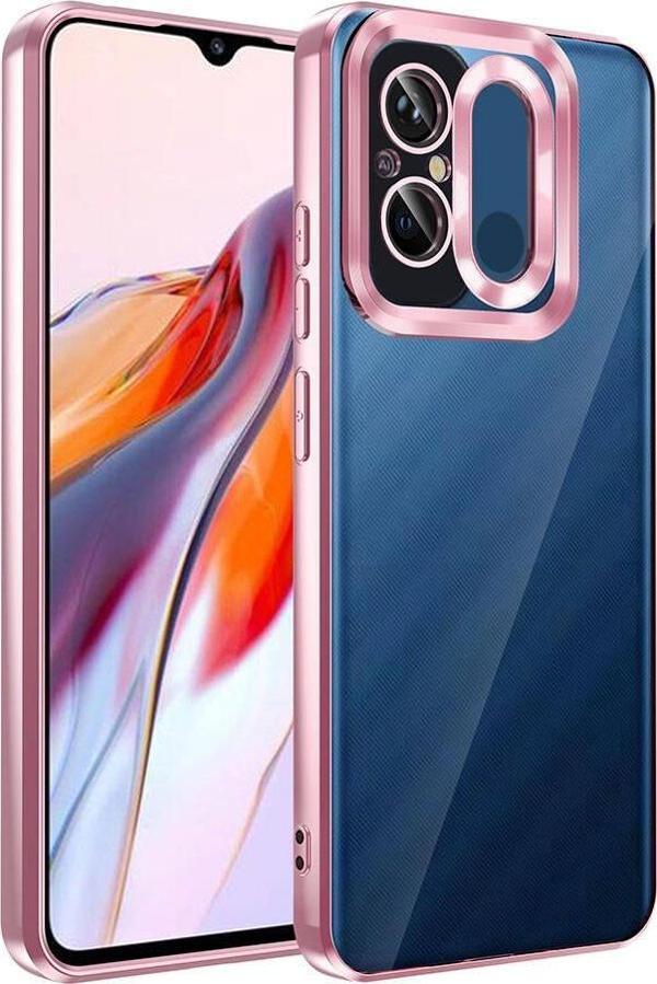 Xiaomi Redmi 12C Kılıf Kamera Korumalı Logo Gösteren Silikon Telefon Kılıfı - Image 1