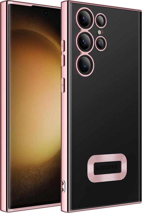 Samsung Galaxy S23 Ultra Kılıf Kamera Korumalı Logo Gösteren Zore Omega Kapak - Image 1