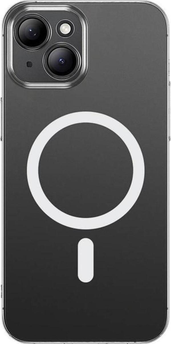 Apple iPhone 15 Kılıf Magsafe Şarj Özellikli Toz Önleyici Özellikli Zore Helo Kapak - Image 1