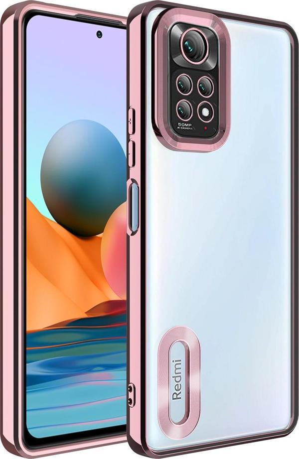 Xiaomi Redmi Note 11 Global Kılıf Kamera Korumalı Logo Gösteren Zore Omega Kapak - Image 1