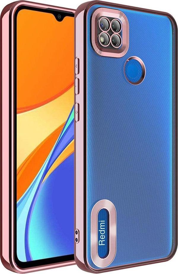 Xiaomi Redmi 10A Kılıf Kamera Korumalı Logo Gösteren Zore Omega Kapak - Image 1