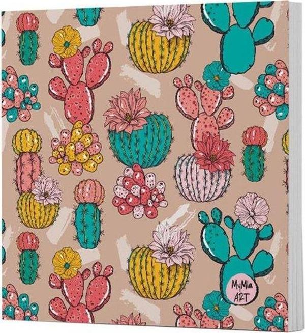 My Mia Art Sarı Kaktüslü Tabiat Serisi Butik Defter - Image 1