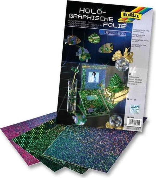 Folia Holografik Yapışkanlı Folyo - Image 1