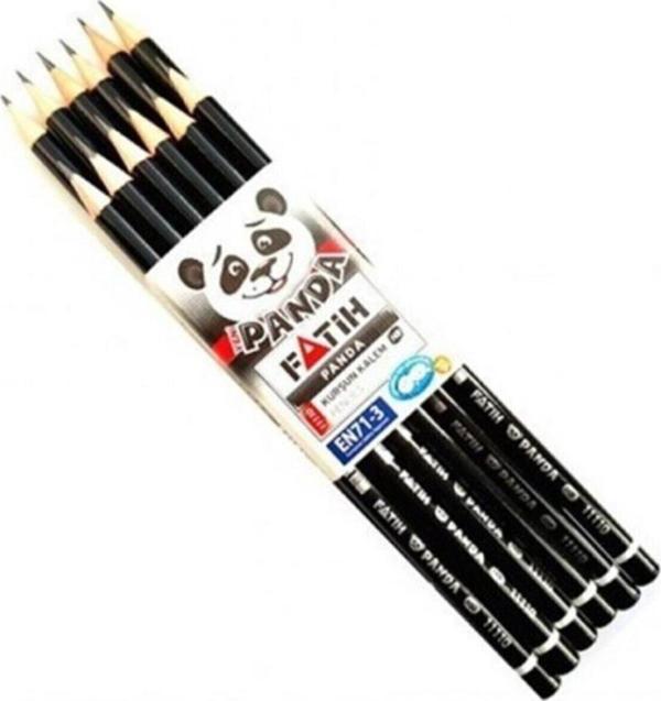 Panda Yuvarlak Kurşunkalem 12'li - Image 1
