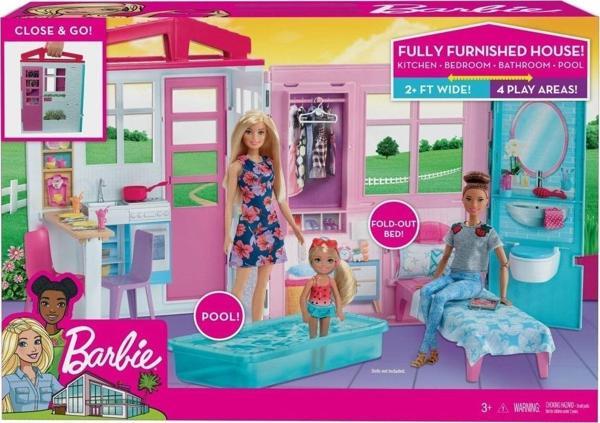 BARBİENİN TAŞINABİLİR PORTATİF EVİ  - Image 1