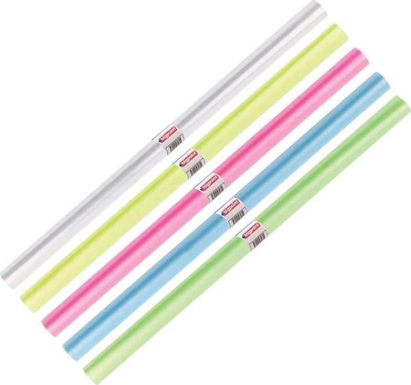 Renkli Şeffaf Rulo Kaplık Buzlu 40 Cm X 2 Metre 5 Adet - Image 1