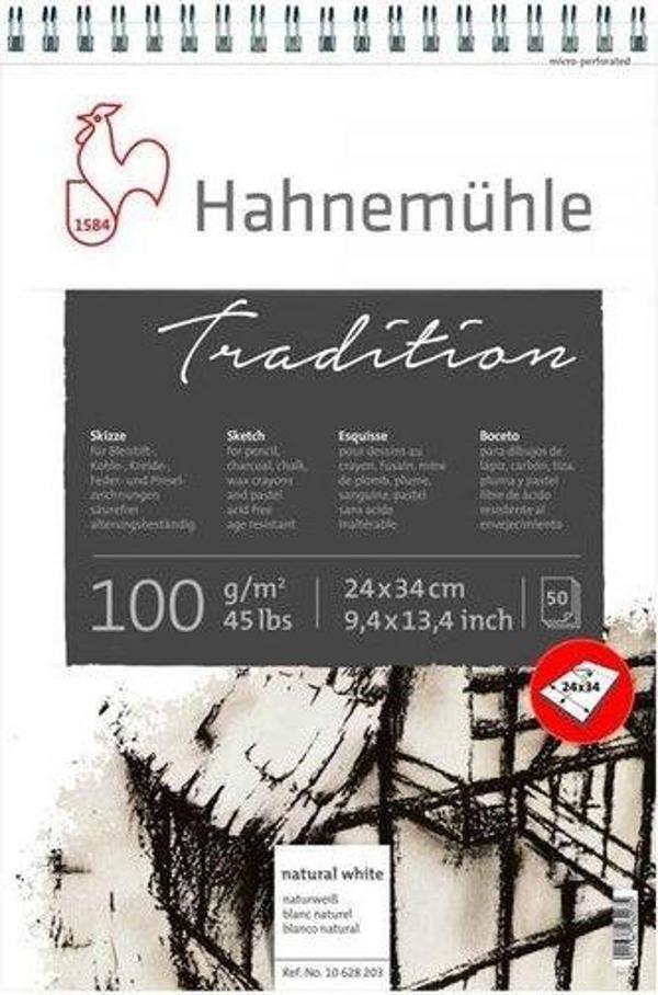 Hahnemühle Tradition 24x34 cmEskiz Blok - Image 1