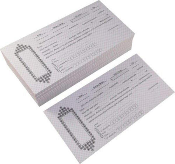 DİLMAN/SENET KAĞIDI 100LÜ POŞET  - Image 1