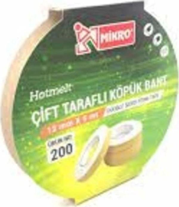 MİKRO NO 200 12 MM*5MT KÖPÜK BANT - Image 1