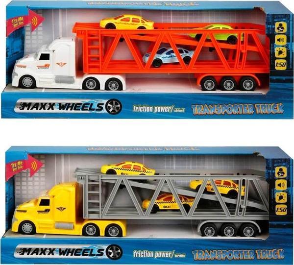 MAXX WHEELS SESLİ VE IŞIKLI TAŞIYICI TIR - Image 1