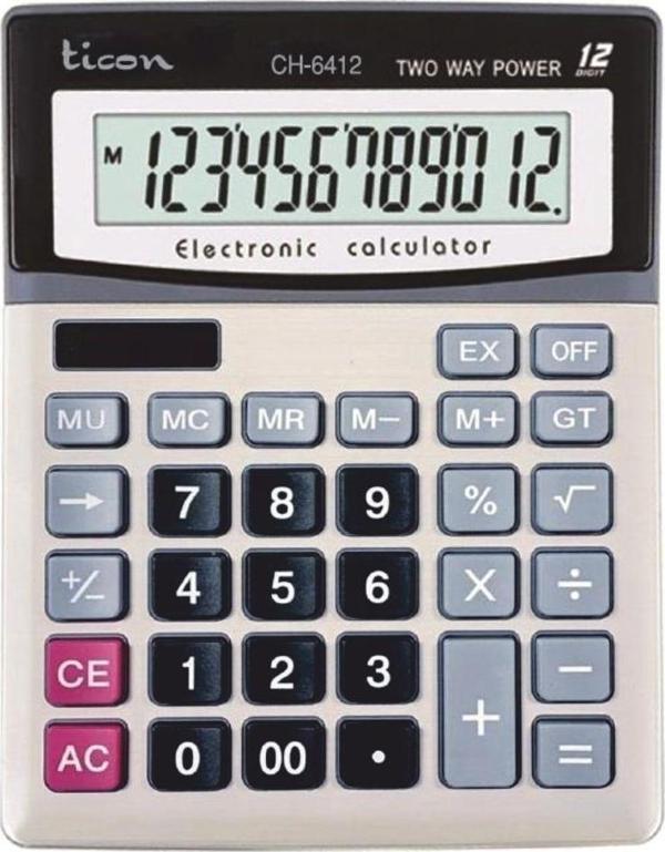 TİCON CH6412 HESAP MakineSI - Image 1