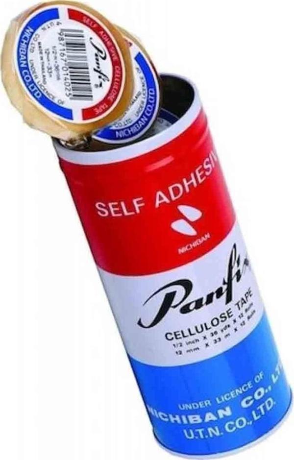 Panfix Selefon Bant Teneke Kutu 19mm X 33metre 4007000001 (8 Li Paket) - Image 1