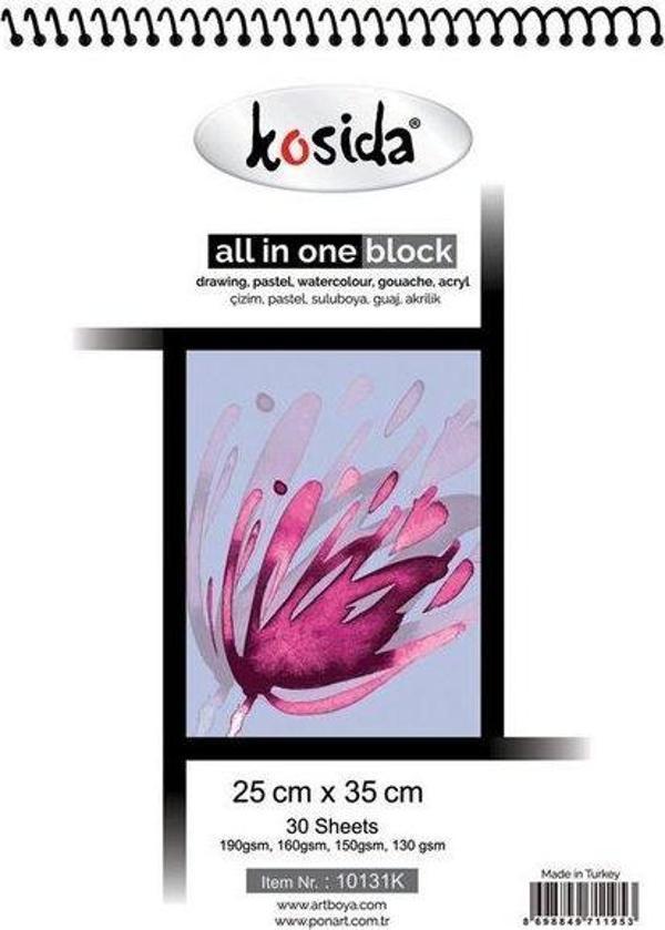 Kosida 25x35 cm All In One Block 30 yaprak - Image 1