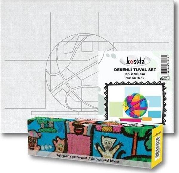 Kosida Geometrik Top Desenli Tuval Set No:10 - Image 1
