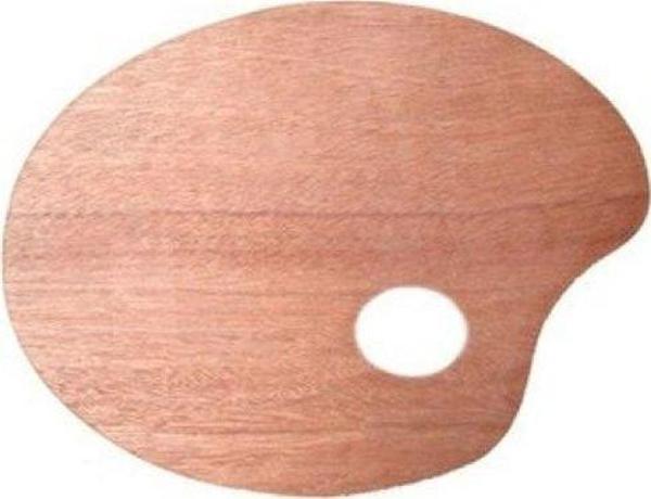 PonART Oval Ahşap Palet - Image 1