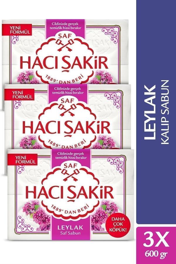 Hacı Şakir Leylak Kalıp Sabun 4X150Gr X 3 Adet - Image 1