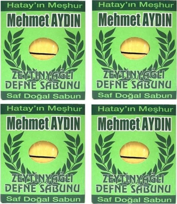 Mehmet Aydın Zeytinyağlı Defne Sabunu 950 Gr X 4 Paket - Image 1