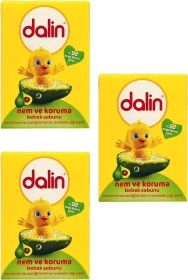 Dalin 3'Lü Nem Ve Koruma Avokadolu Bebek Sabunu 100 Gr - Image 1