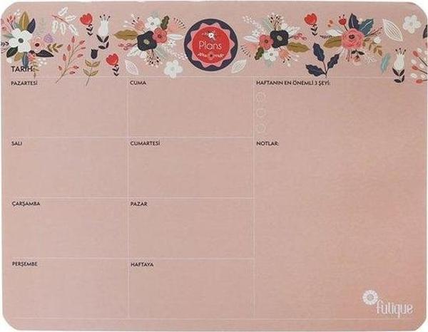 Fulique Haftalık Planlayıcı Blush - Image 1