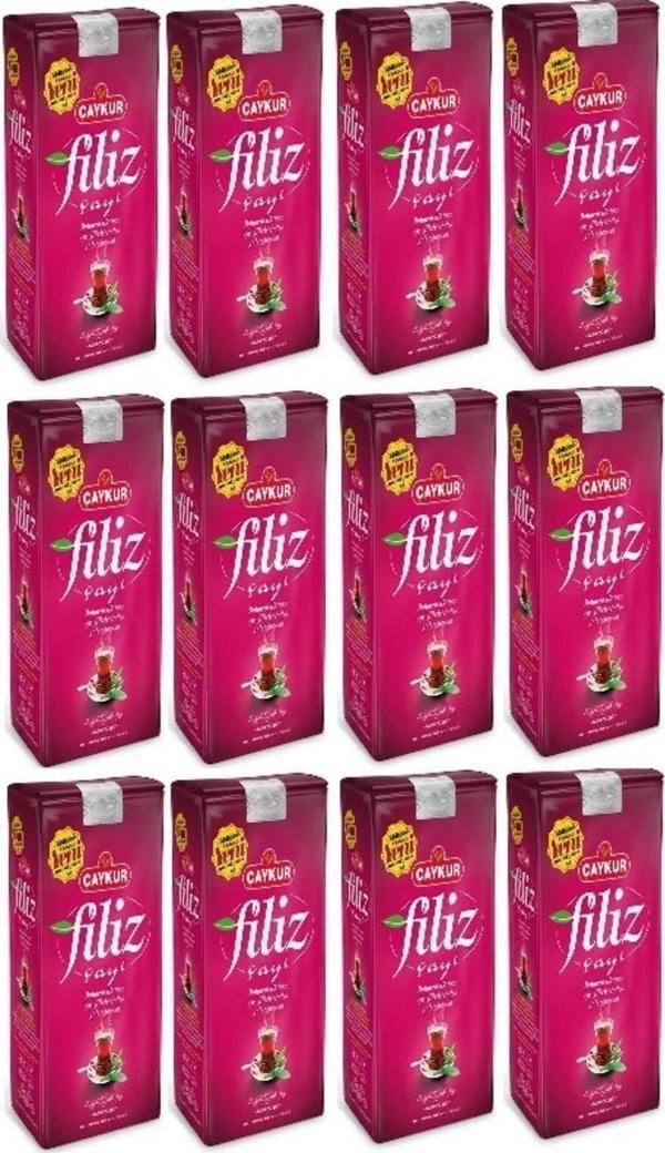 Çaykur Filiz Çayı 500 Gr 12 Adet - Image 1