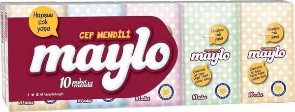 Maylo Cep Mendili - 10 Adet - Image 1