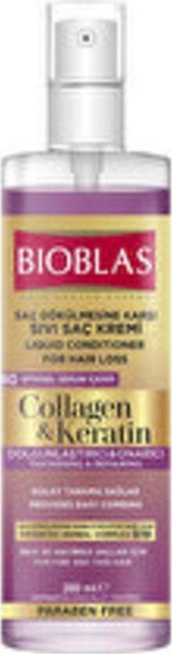 Bioblas Sıvı Saç Kremi Kolajen Keratin 200 Ml - Image 1