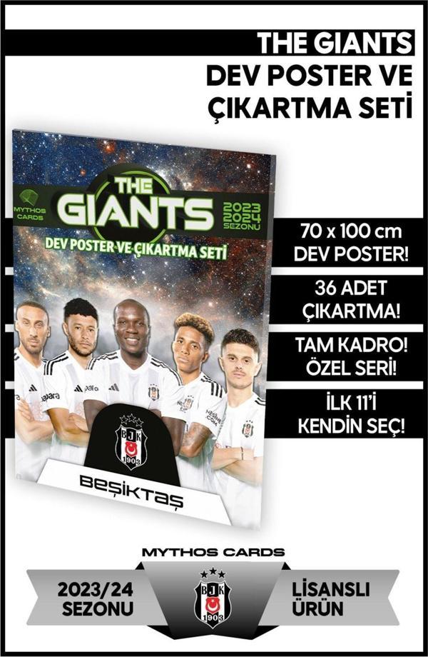 Mythos Cards Beşiktaş The Giants Dev Poster Ve Çıkartma Seti - Image 1