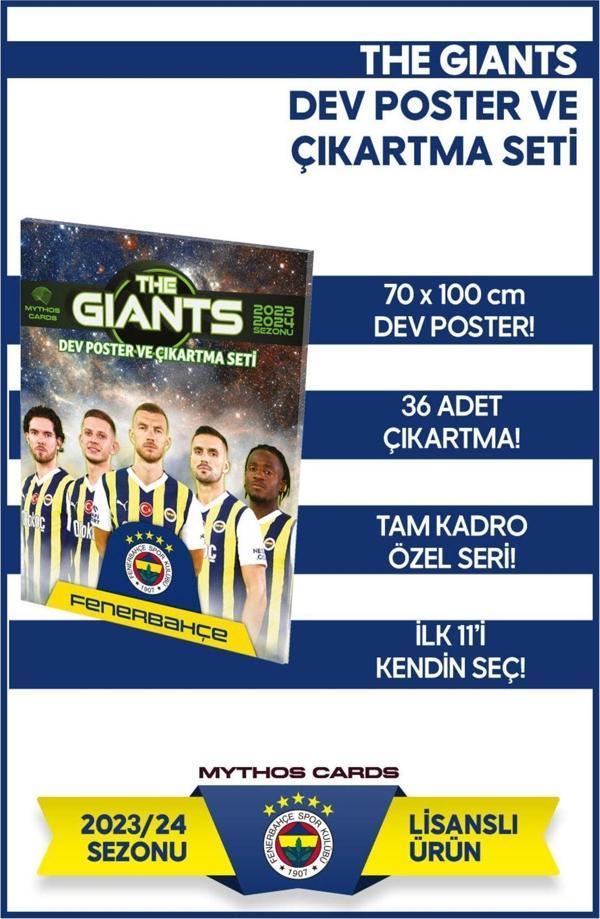 Mythos Cards Fenarbahçe The Giants Dev Poster Ve Çıkartma Seti - Image 1