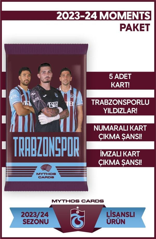 Mythos Cards Trabzospor Moments 2023-2024 Sezonu Futbolcu Kartları - Image 1