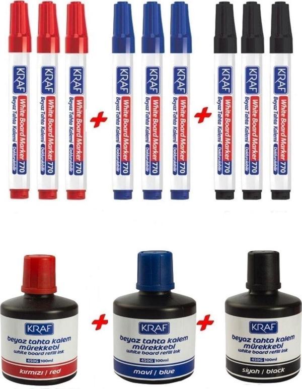 Kraf 770 Tahta Kalemi Ve Mürekkebi 450G Seti - Image 1