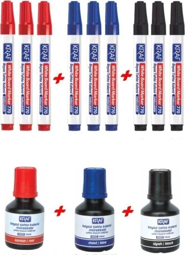 Kraf Doldurulabilir Tahta Kalemi Ve Mürekkebi 445G Seti - Image 1