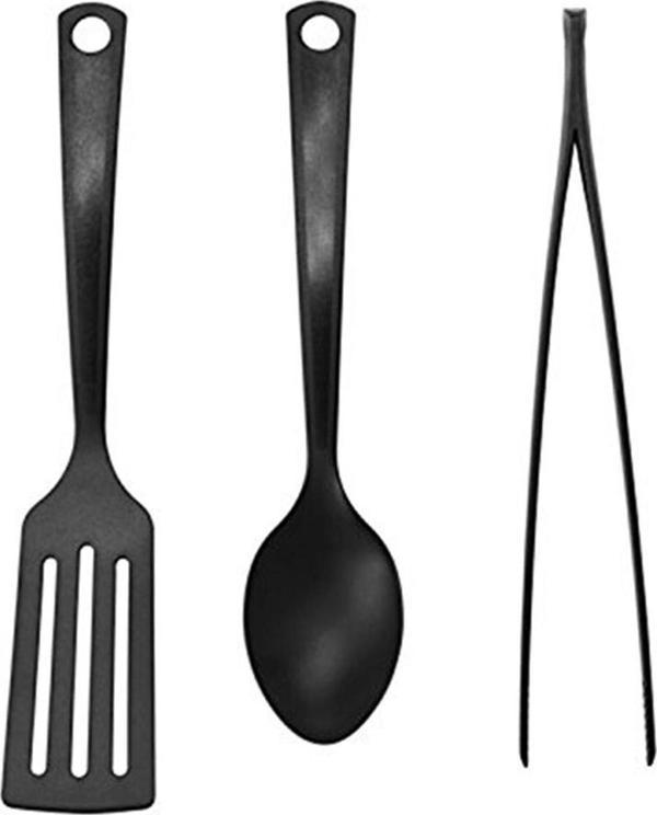 IKEA Gnarp Mutfak Gereçleri Seti Siyah Renk - Image 1