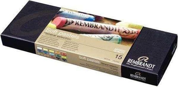 Rembrandt Soft Pastels 15’li General Selection Tam Boy - Image 1