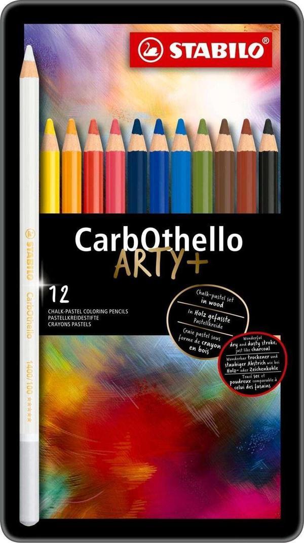 Stabilo Carbothello Arty+ Pastel Kalem Seti 12li 1412-6 - Image 1