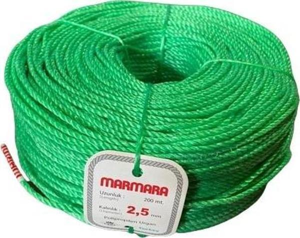 Marmara Ambalaj ipi 2,5mm 200 Metre Urgan (Yeşil) - Image 1