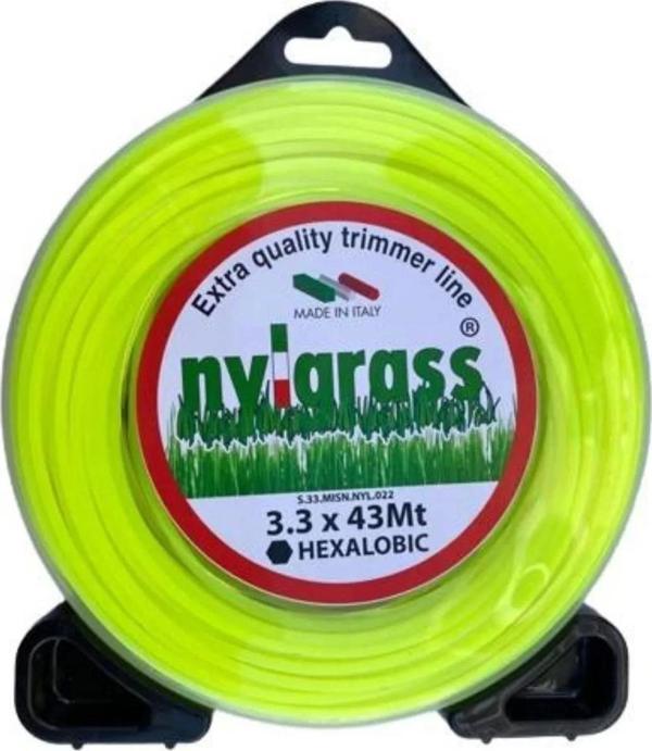 NYLGRASS Yüksek Kaliteli Tırpan Misinası 3.3mm 44 Metre - Image 1