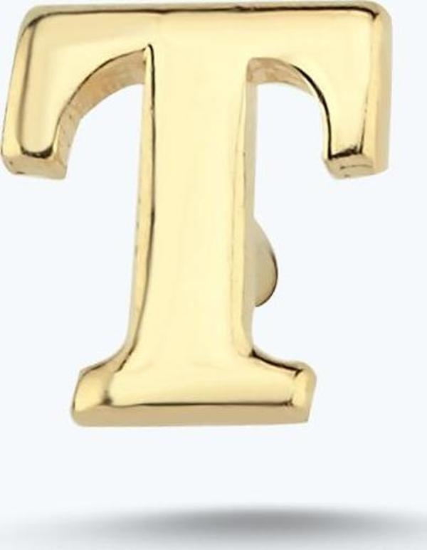 Altın T Harfi Küpe - Image 1