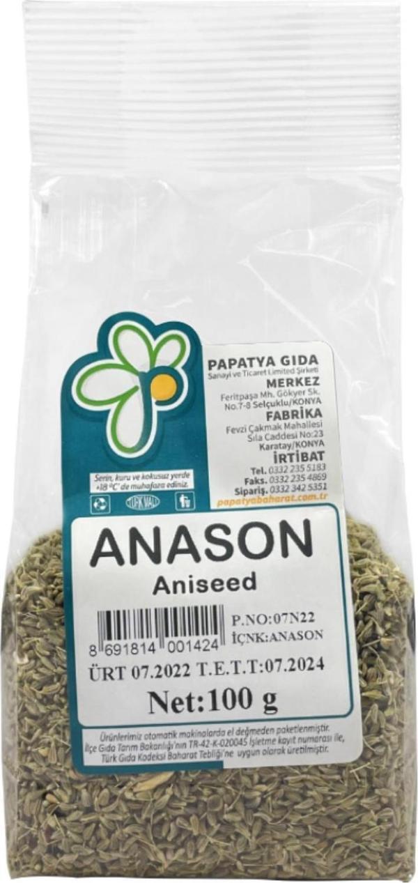 Papatya Gıda Anason 100 g ℮ - Image 1