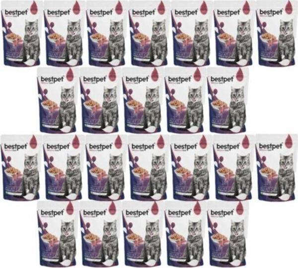 Bestpet Jelly Pouch Lamb Kuzulu Kedi Maması 85 Gr X 24 - Image 1