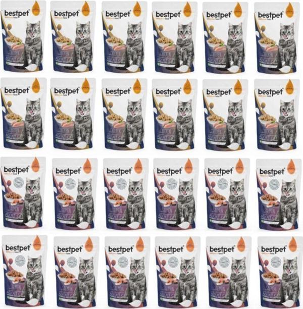 Bestpet Yetişkin Jelly Pouch Biftekli Kedi Maması 85 gr X 24 - Image 1